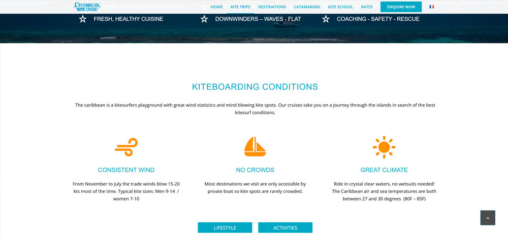 Caribbean Kite Cruise Kiteboarding Conditions