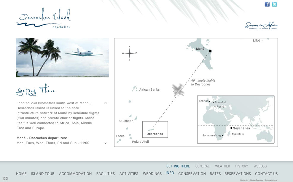 Desroches Island | Interactive Animated Map
