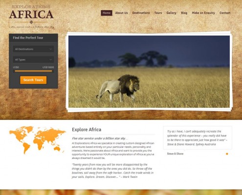 Explorations Africa Home Page