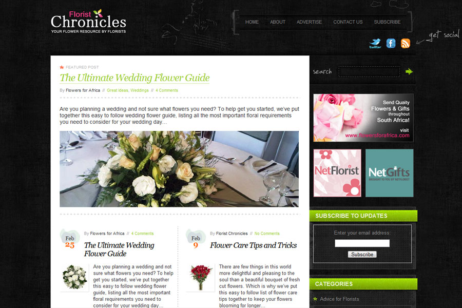 Florist Chronicles | Home