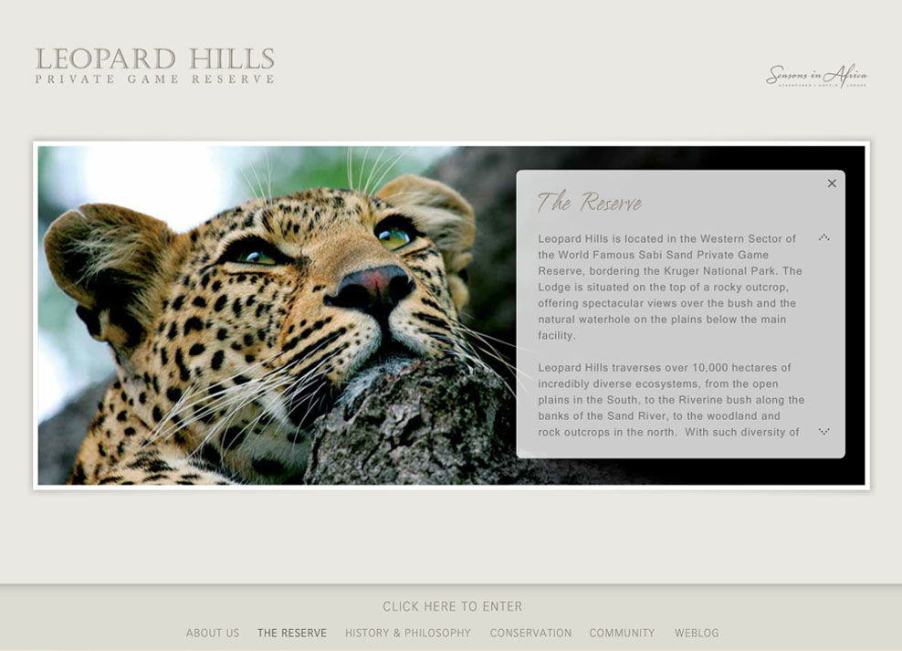 Leopard Hills | Home