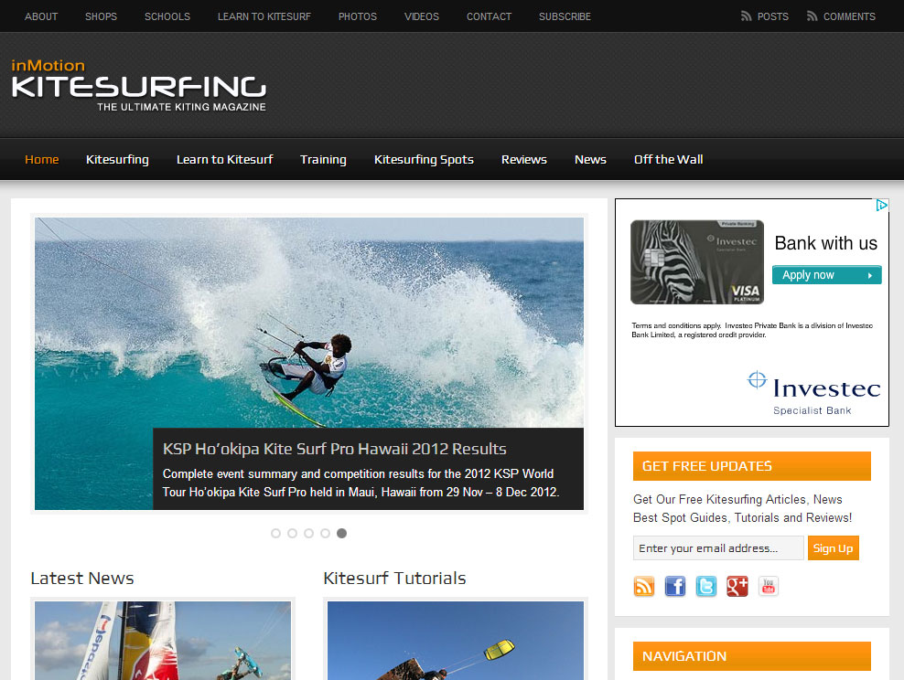 inMotion Kitesurfing | Home